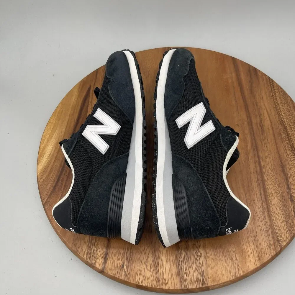 New Balance 515 Shoes Mens Size 10 4E Black Suede Running Comfort Walking Gym